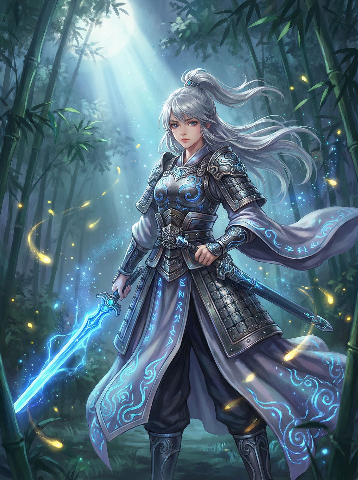 瓜老师动漫-银甲战姬竹林秘境篇